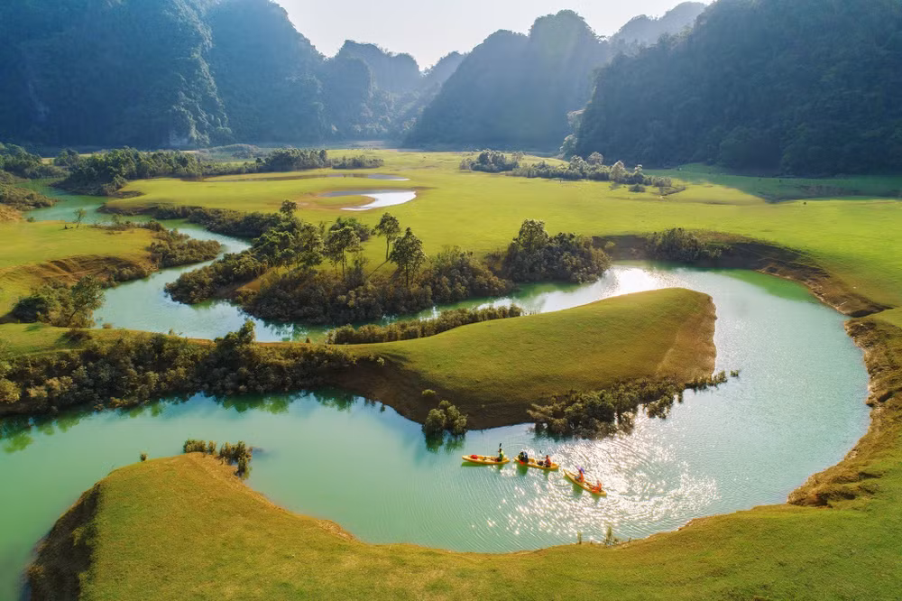 Công viên địa chất Lạng Sơn có những cảnh quan thiên nhiên làm say lòng người.