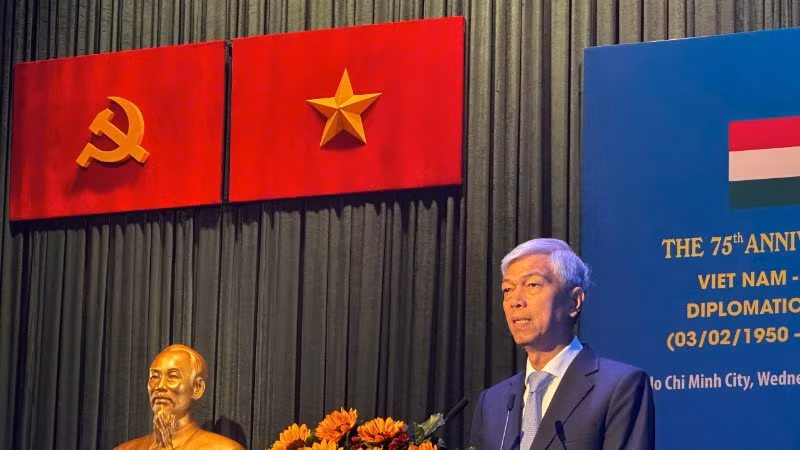 Phó Chủ tịch Ủy ban nhân dân Thành phố Hồ Chí Minh Võ Văn Hoan phát biểu. (Ảnh: CHI MAI)