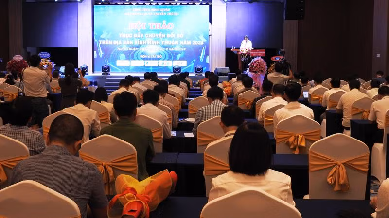Quang cảnh buổi hội thảo. (Ảnh: NGUYỄN TRUNG)