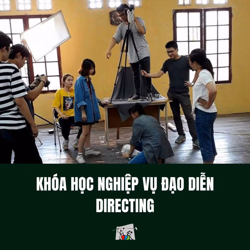 Các khóa học ngắn hạn giúp học viên trau dồi kỹ năng chuyên môn. (Ảnh: Một buổi học tại Trung tâm Hỗ trợ phát triển tài năng điện ảnh TPD)