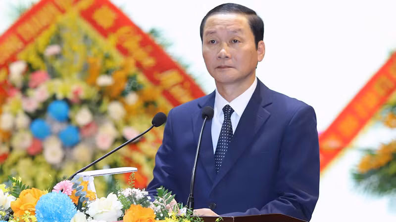 Lãnh đạo tỉnh Thanh Hóa phát biểu tại lễ kỷ niệm.