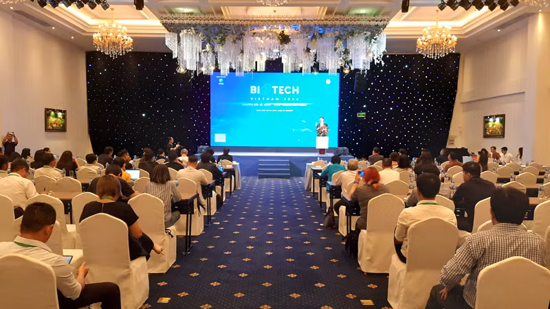 Quang cảnh khai mạc Hội nghị và Triển lãm Biztech Việt Nam 2024.