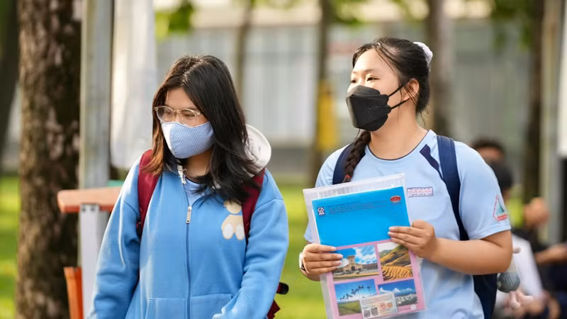 Thí sinh dự thi đánh giá năng lực đợt 2 năm 2024 do Đại học Quốc gia Thành phố Hồ Chí Minh tổ chức.