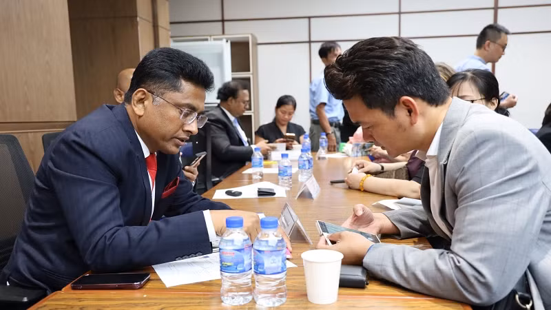 Hoạt động kết nối giao thương (B2B) giữa doanh nghiệp Việt Nam và doanh nghiệp Bangladesh. Hoạt động kết nối giao thương (B2B) giữa doanh nghiệp Việt Nam và doanh nghiệp Bangladesh.