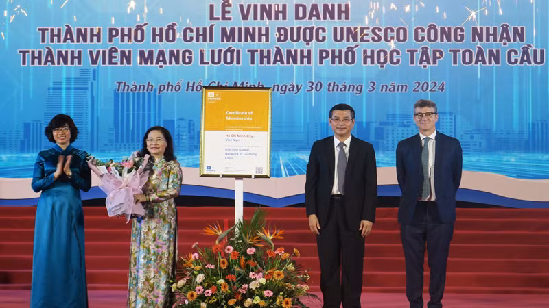 Thành phố Hồ Chí Minh được UNESCO công nhận thành viên Mạng lưới học tập toàn cầu