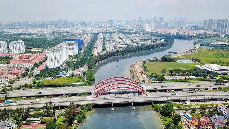 Đô thị khu nam Thành phố Hồ Chí Minh (Ảnh minh họa: Vũ Nguyên).