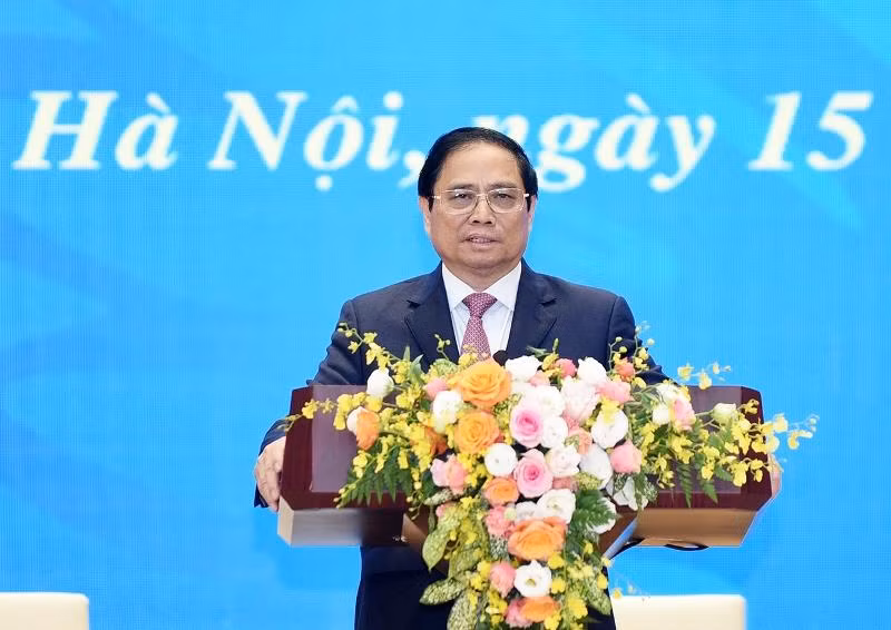 Phát biểu chỉ đạo hội nghị, Thủ tướng Phạm Minh Chính: Chúng ta còn nhiều việc phải làm để mang lại cuộc sống tốt đẹp hơn cho nhân dân nói chung và người phụ nữ nói riêng.