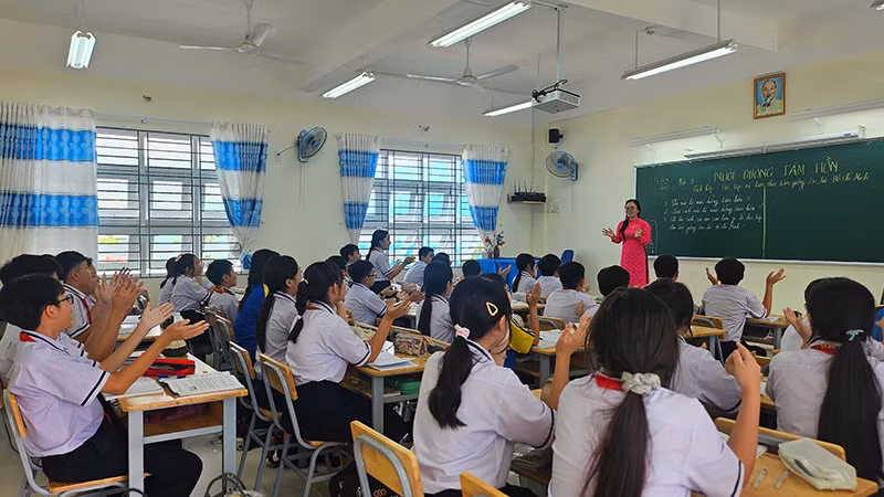 Cụm 3 trường học tại phường 6, quận Tân Bình đi vào sử dụng đã nâng số phòng học trên toàn quận là 301 phòng học trên 10.000 dân trong độ tuổi đi học. (Ảnh CTV).