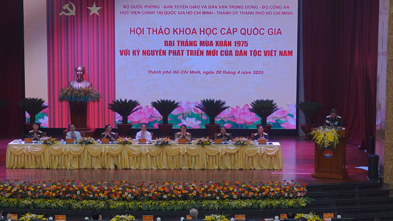 Quang cảnh buổi Hội thảo. (Ảnh M.H)
