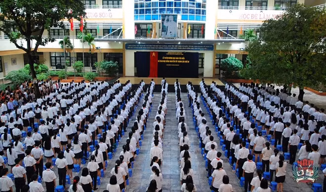 (Ảnh: Trường THCS & THPT Nguyễn Tất Thành)