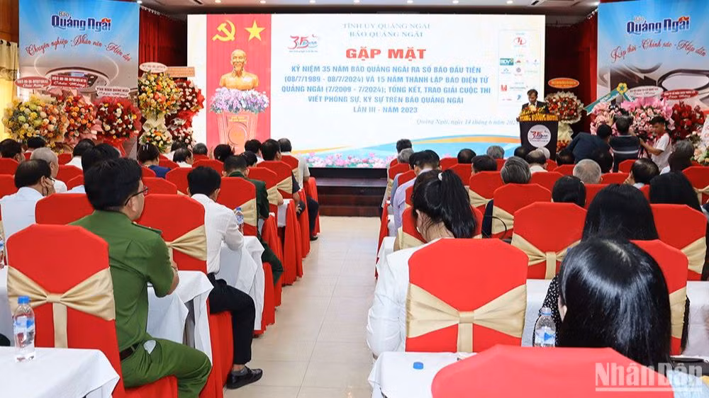Quang cảnh lễ kỷ niệm.