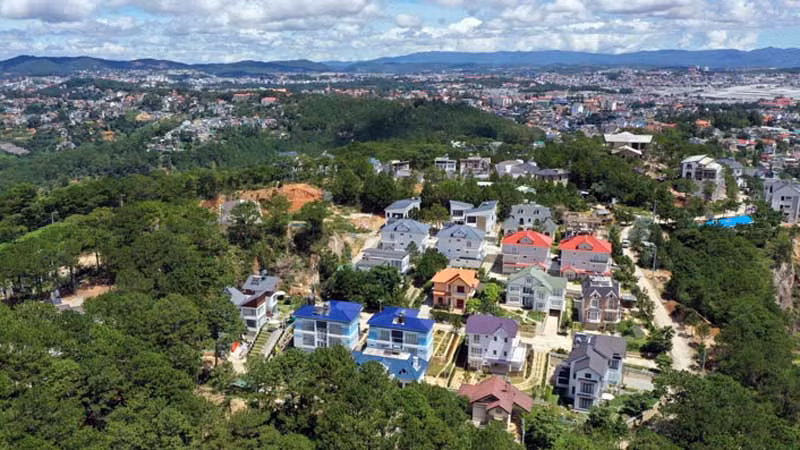 Một góc khu du lịch Nam Hồ, phường 11, thành phố Đà Lạt.