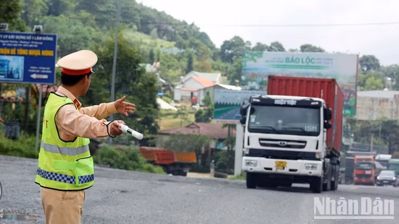 Lực lượng cảnh sát giao thông sẽ linh hoạt điều tiết, phân luồng giao thông phù hợp tình hình thực tế.