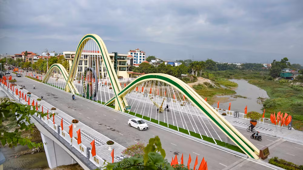 Công trình cầu Thanh Bình khánh thành cuối năm 2023 với tổng mức đầu tư hơn 100 tỷ đồng.