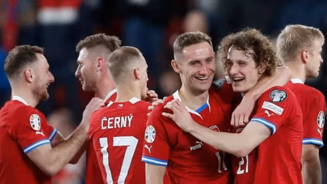 Các cầu thủ của đội tuyển Séc. (Nguồn: Football Daily)