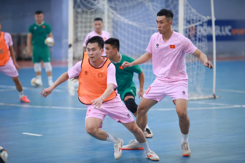 Đội tuyển futsal Việt Nam chuẩn bị bước vào giải đấu mới. (Ảnh: VFF)