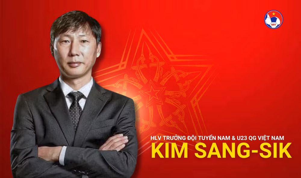 Tân huấn luyện viên đội tuyển quốc gia và U23 Việt Nam. (Ảnh: VFF)