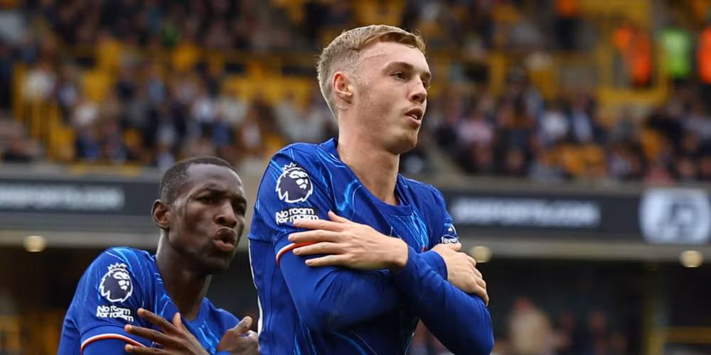 Cole Palmer trở thành cầu thủ xuất sắc nhất Chelsea ngay mùa giải đầu tiên. (Ảnh: Getty)