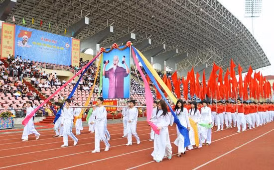 Hội khỏe Phù Đổng để lại nhiều ấn tượng với thế hệ học sinh phổ thông tham dự.