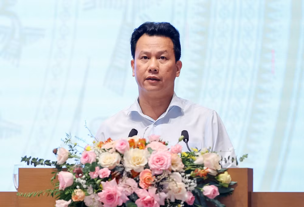 Bộ trưởng Tài nguyên và Môi trường Đặng Quốc Khánh phát biểu tại Hội nghị. Bộ trưởng Tài nguyên và Môi trường Đặng Quốc Khánh phát biểu tại Hội nghị.