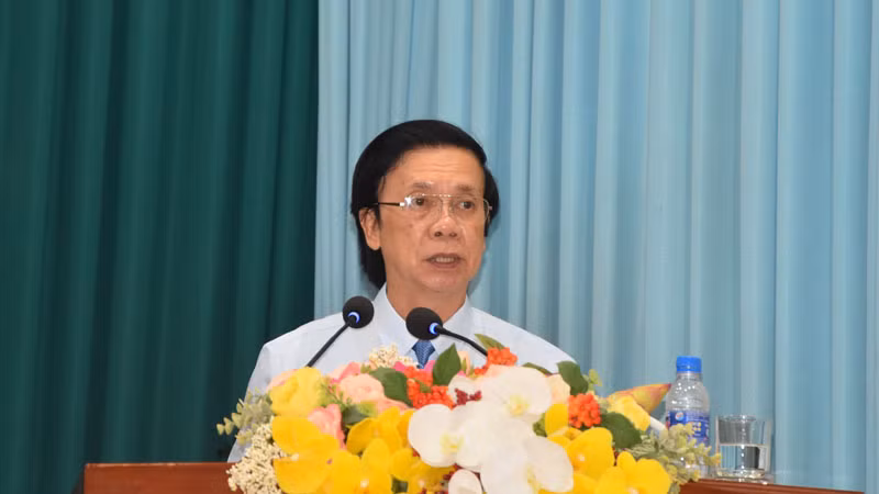 Đồng chí Nguyễn Văn Danh phát biểu tại hội nghị. Đồng chí Nguyễn Văn Danh phát biểu tại hội nghị.