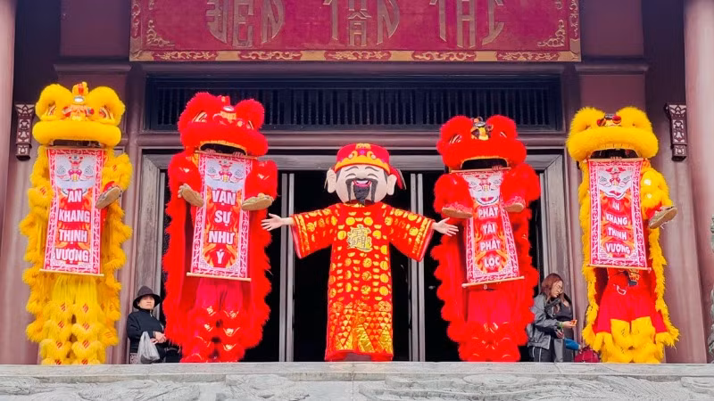 Không khí xuân mới ngập tràn Lễ hội Thần Tài.