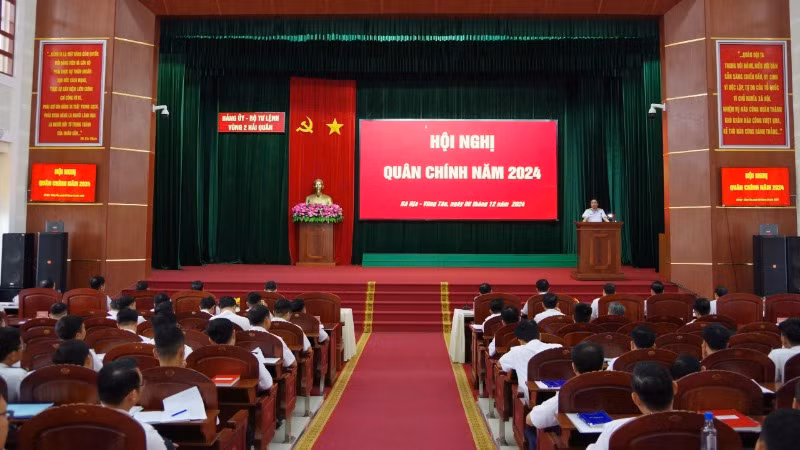 Hội nghị Quân chính Vùng 2 Hải quân năm 2024.