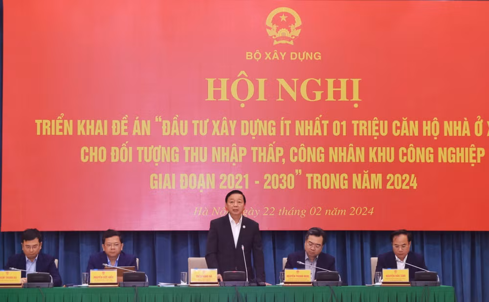 Phó Thủ tướng Trần Hồng Hà phát biểu chỉ đạo tại hội nghị. Phó Thủ tướng Trần Hồng Hà phát biểu chỉ đạo tại hội nghị.