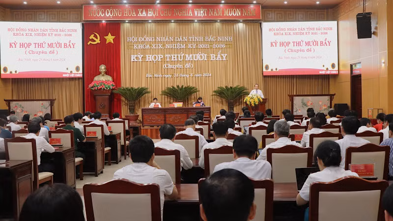 Quang cảnh kỳ họp.