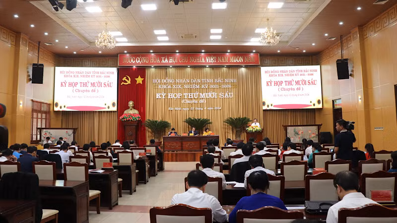 Quang cảnh kỳ họp.