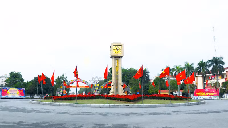 Trung tâm huyện Yên Phong.
