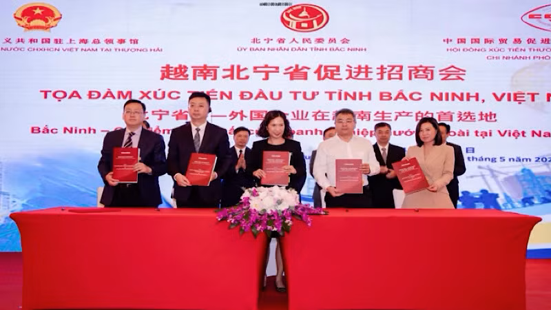 Thông qua các hoạt động xúc tiến đầu tư, nhiều doanh nghiệp đã lựa chọn Bắc Ninh là ''điểm đến''.