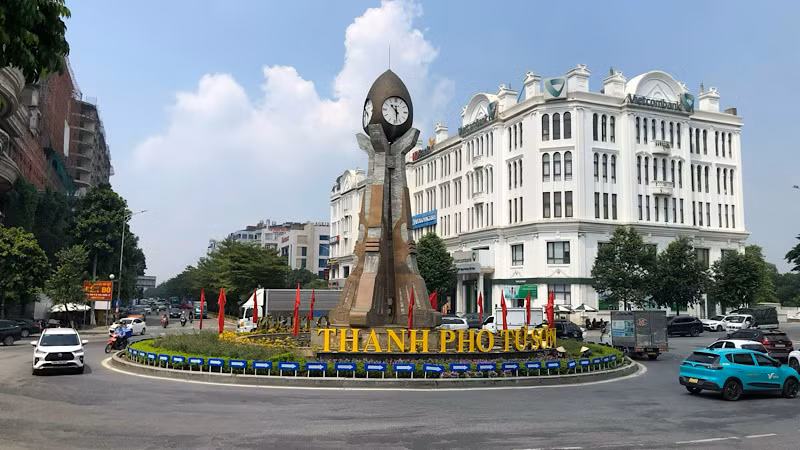 Một góc thành phố Từ Sơn hôm nay.