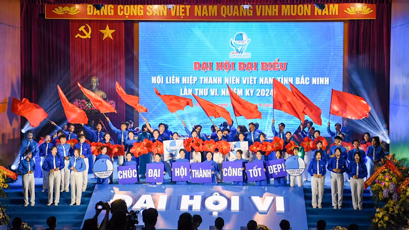 Tiết mục văn nghệ chào mừng Đại hội.