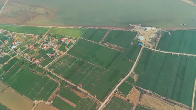 Một góc của dự án nhìn từ trên cao.