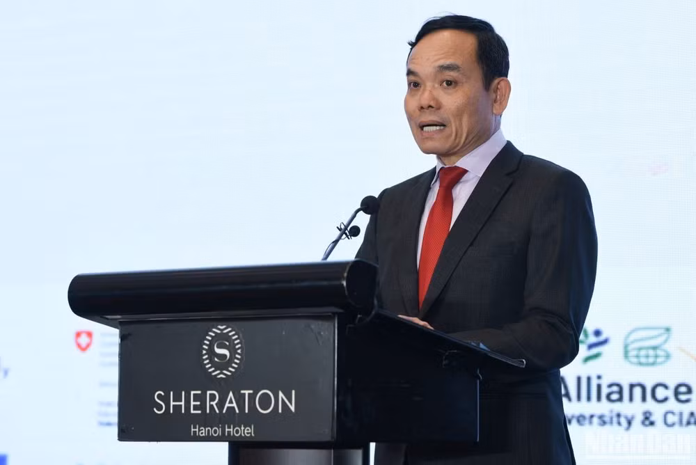 Phó Thủ tướng Chính phủ Trần Lưu Quang phát biểu tại Hội nghị toàn cầu lần thứ 4: Hệ thống lương thực thực phẩm bền vững.