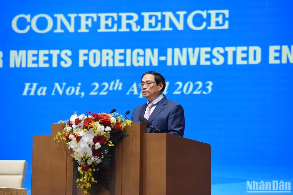 Thủ tướng Phạm Minh Chính phát biểu khai mạc dự hội nghị. Thủ tướng Phạm Minh Chính phát biểu khai mạc dự hội nghị.
