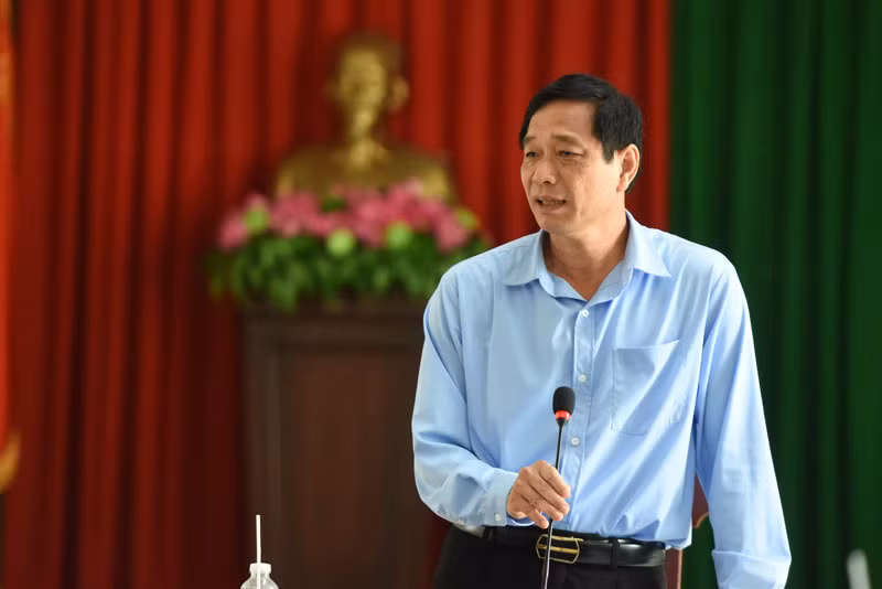 Phó Chủ tịch Ủy ban nhân dân tỉnh Đồng Nai Võ Văn Phi phát biểu tại buổi làm việc. Phó Chủ tịch Ủy ban nhân dân tỉnh Đồng Nai Võ Văn Phi phát biểu tại buổi làm việc.