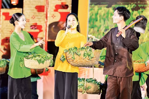 Nhiều chương trình văn hóa, nghệ thuật đặc sắc dành tặng du khách tham quan Di sản văn hóa thế giới Đô thị cổ Hội An. (Ảnh: ANH ĐÀO)
