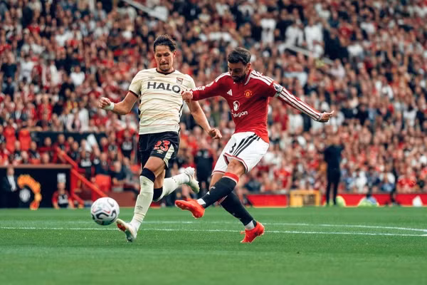 Bruno Fernandes ghi hat-trick ấn định chiến thắng đậm của Manchester United. (Ảnh: MUFC)