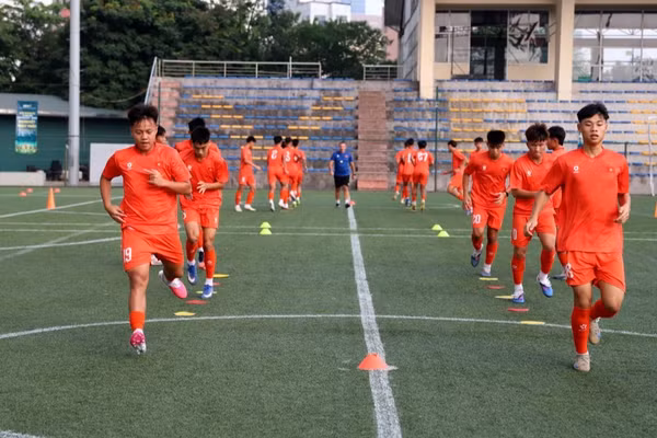 Các cầu thủ U15 Việt Nam nỗ lực hướng tới FIFA U15 World Cup & Festival 2026. (Ảnh: VFF)