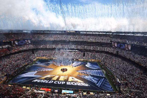 Sân vận động New York New Jersey với sức chứa 82.500 chỗ đã chật kín. (Ảnh: FIFA)