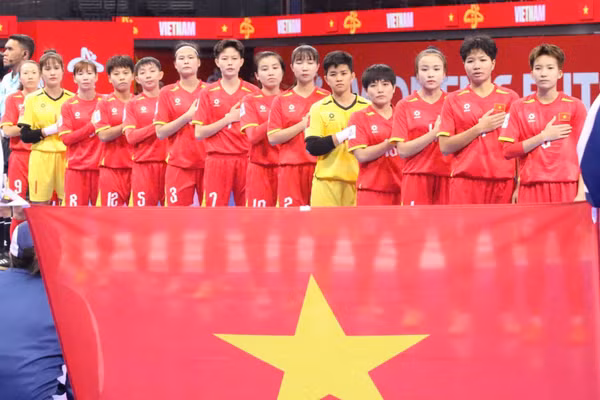 Đội tuyển futsal nữ Việt Nam. (Ảnh: VFF)