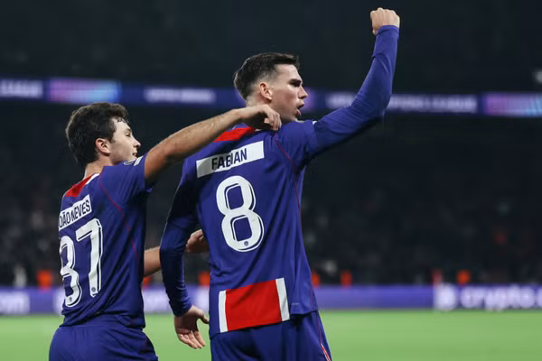 Fabian Ruiz ấn định chiến thắng 4-2 cho đội chủ nhà. (Ảnh: PSG)