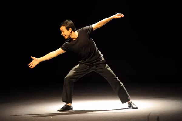 Nghệ sĩ Hoàng Tùng biểu diễn tại show “Kịch câm trở lại”. (Ảnh: Nhân vật cung cấp)