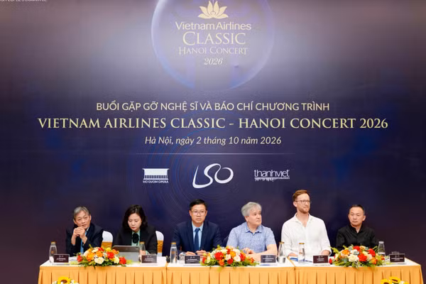Gặp gỡ báo chí giới thiệu về Vietnam Airlines Classic-Hanoi Concert 2026. (Ảnh: Ban tổ chức cung cấp)