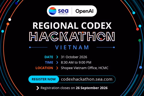 Sea x OpenAI Codex Hackathon sẽ diễn ra tại Việt Nam vào ngày 31/10. 