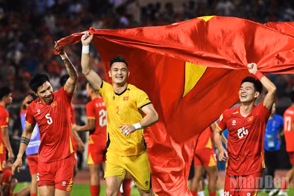 Đội tuyển bóng đá Việt Nam vừa bảo vệ thành công chức vô địch ASEAN Cup 2026 hồi tháng 8 vừa qua. (Ảnh: TRẦN HẢI)