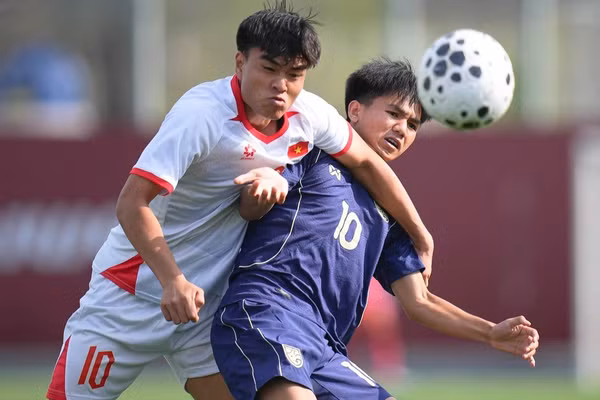 U23 Việt Nam và U23 Thái Lan trong lần so tài gần đây nhất tại CFA Team China 2026. (Ảnh: VFF)