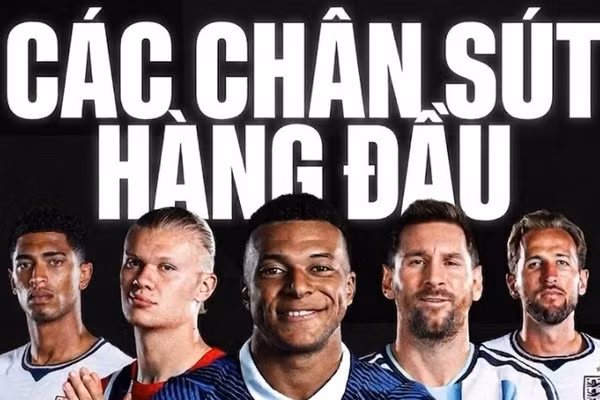 [Infographic] Cuộc đua Vua phá lưới World Cup 2026: Mbappe và Messi dẫn đầu, Bellingham vượt lên